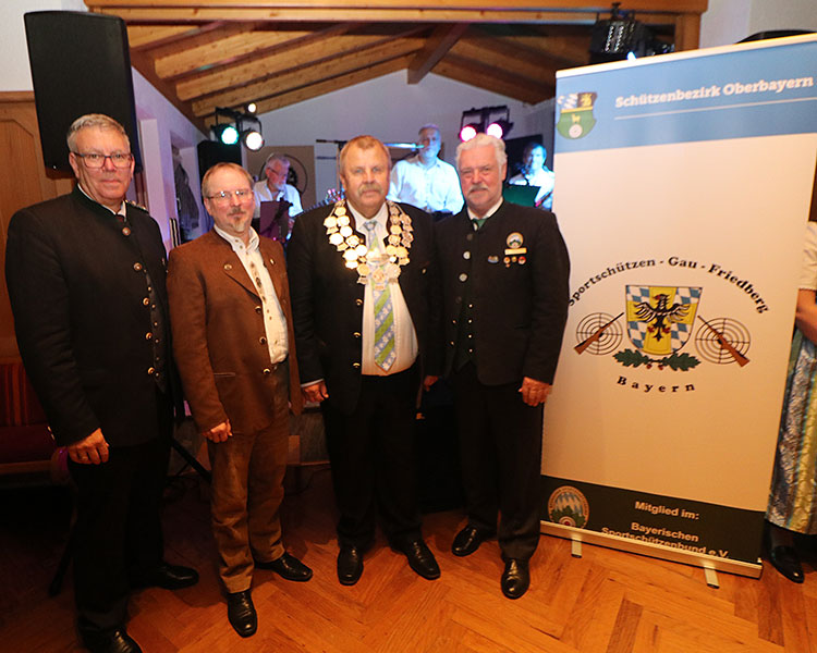 Auflage-Gauschützenkönig Josef Reitner und Auflage-Gauvizeschützenkönig Gerhard Reile